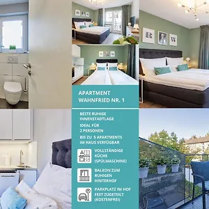Wahnfried No1 - Zentrales Wohnen Mit Küche, Duschbad Und Balkon Apartment Bayreuth